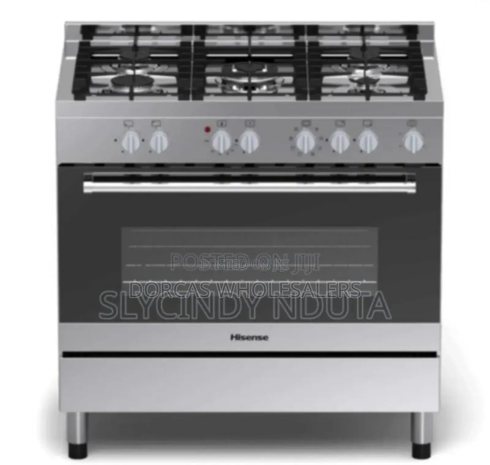 Colour Silver. 2hot Plates. -Von 60by90 4+2 Cooker
