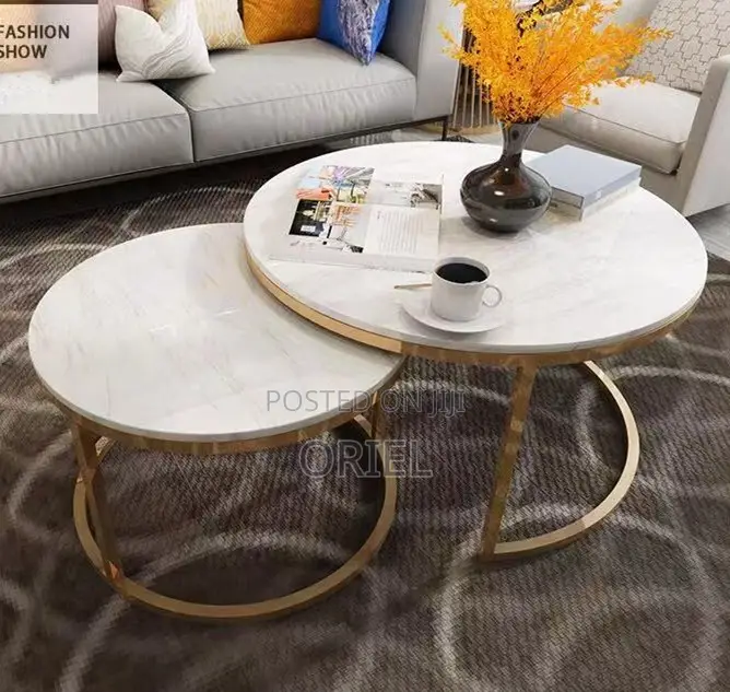 Coffee Table ; Modern Round Set Nesting Coffee Table