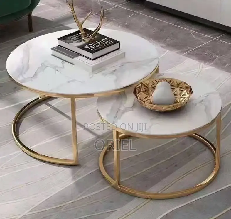 Coffee Table ; Modern Round Set Nesting Coffee Table