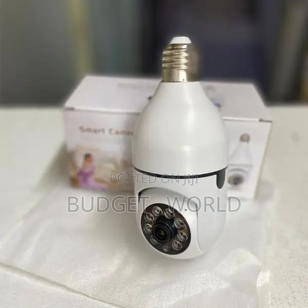 V380 Pro Wireless PTZ Bulb Camera – 360° Surveillance