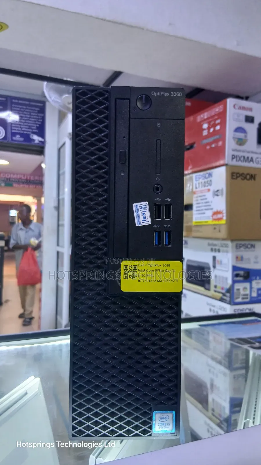 Desktop Computer Dell OptiPlex 3060 8GB Intel Core i5 HDD 500GB