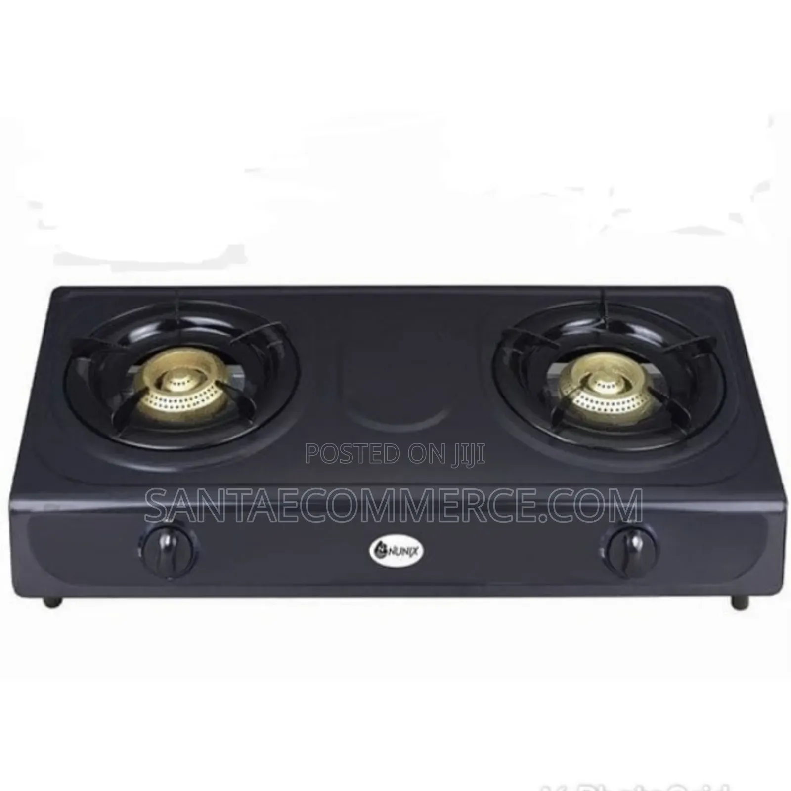 Nunix Ss002 Gas Stove Table Top Stainless Steel Double Burner