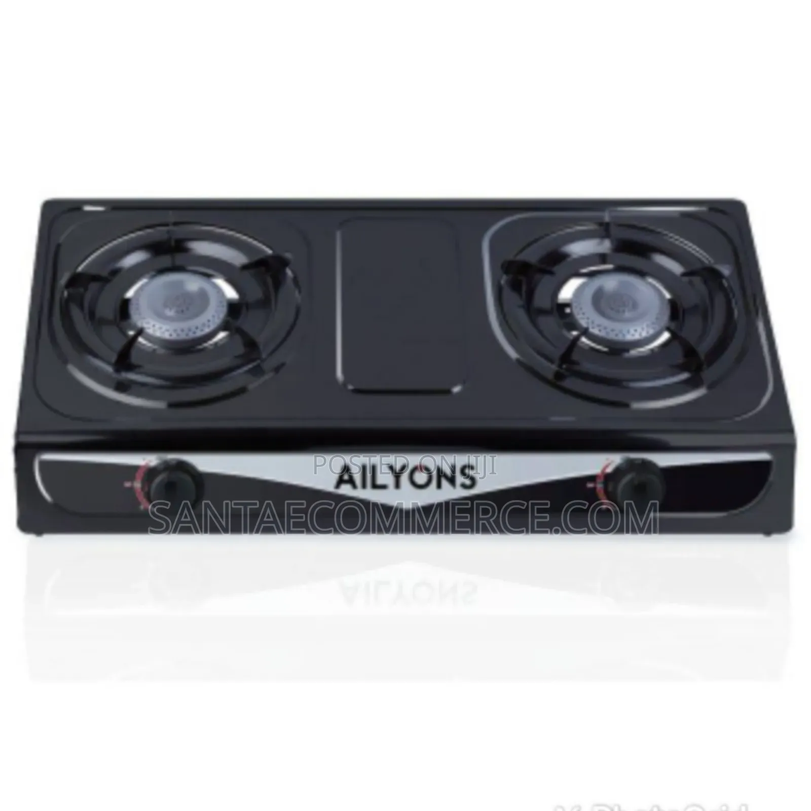 Ailyons Double Gas Burner Stainless Steel