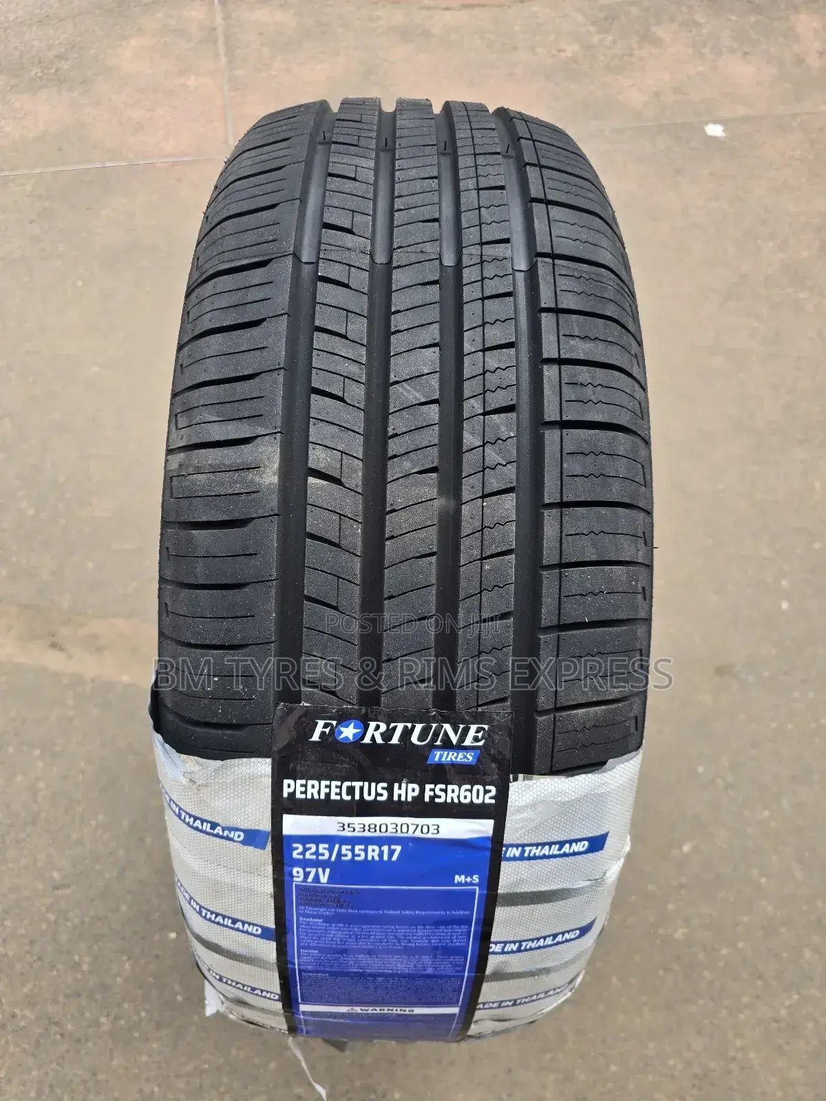 225 /55 R17 Fortune Tyres (Highway) Thailand.
