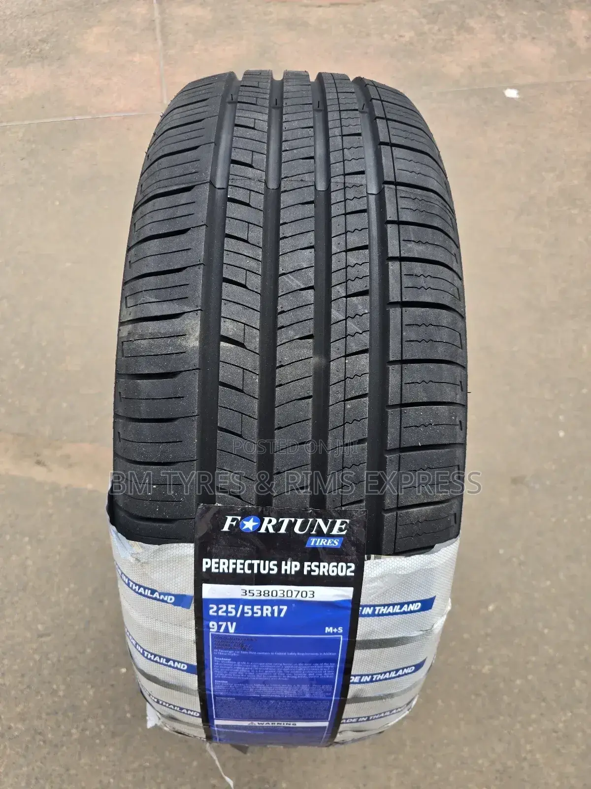 225 /55 R17 Fortune Tyres (Highway) Thailand.