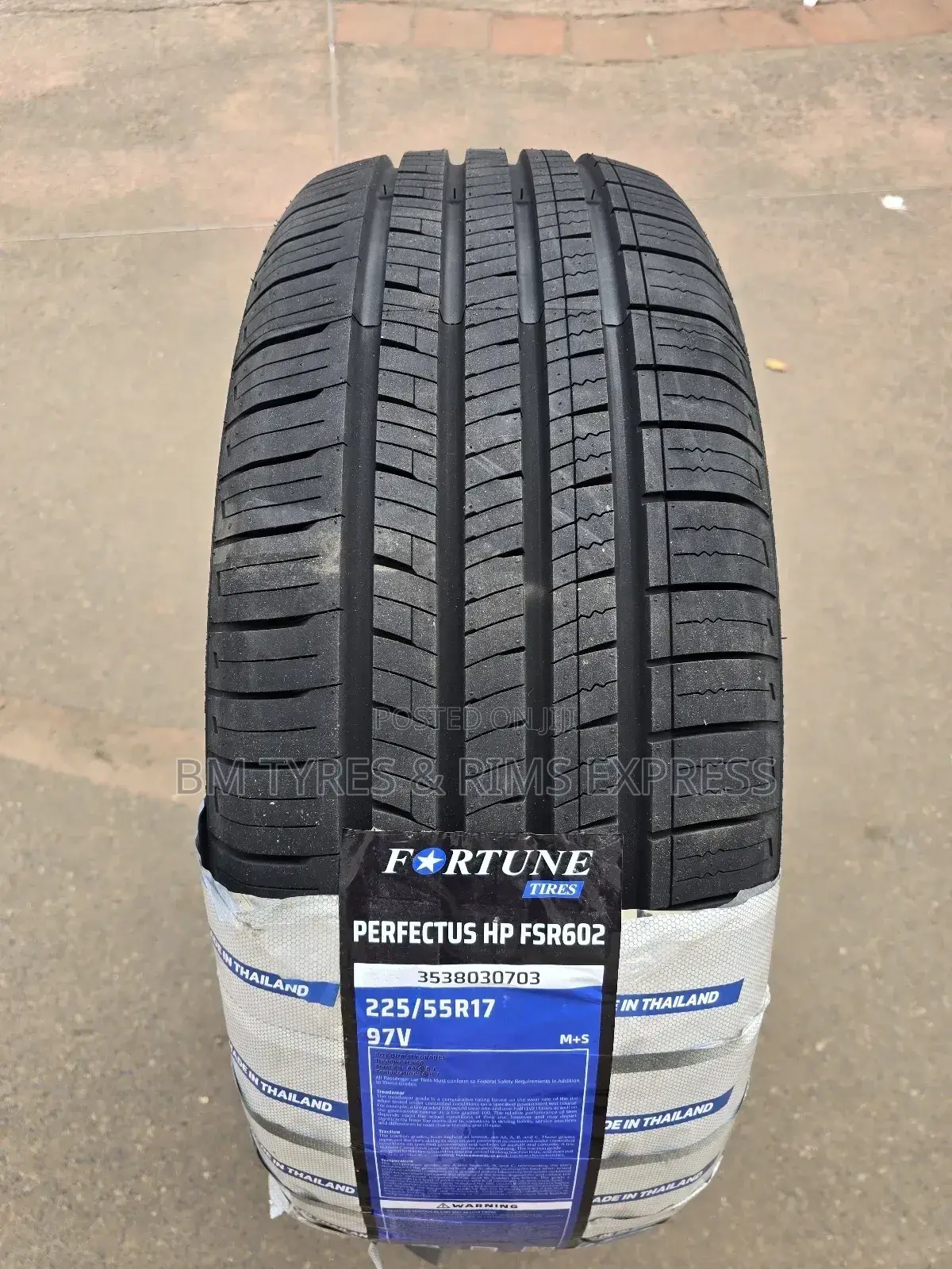 225 /55 R17 Fortune Tyres (Highway) Thailand.