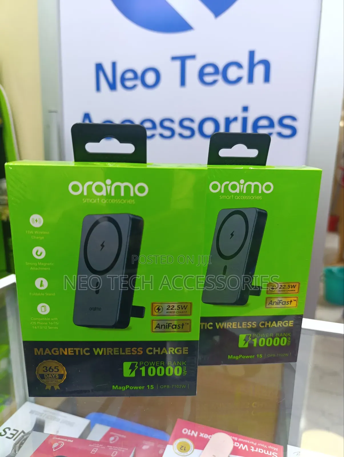 Oraimo Magpower15( 10000mah Magnetic Wireless Powerbank