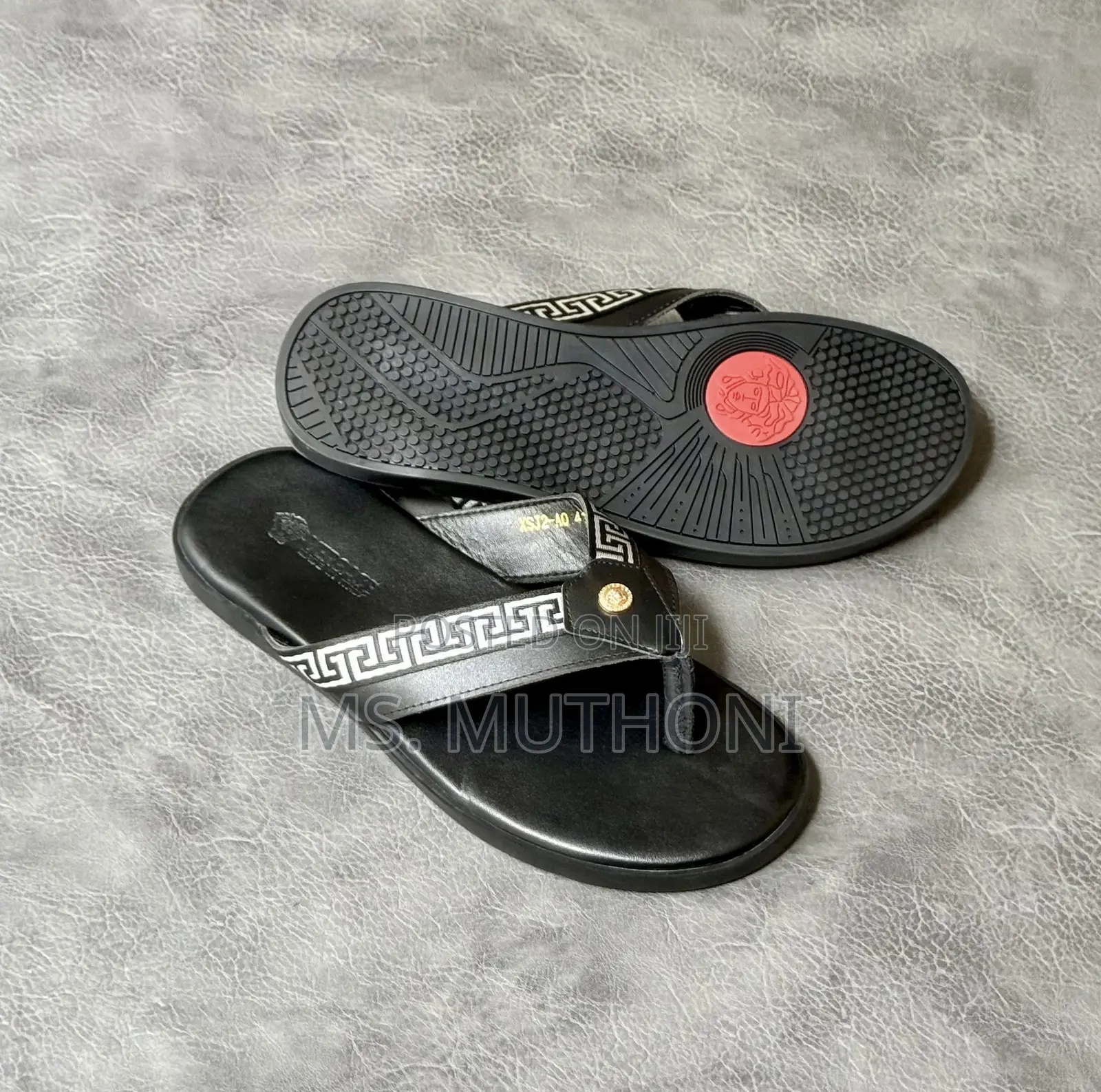 Black Prada Quilted Nappa Leather Slide Sandals.