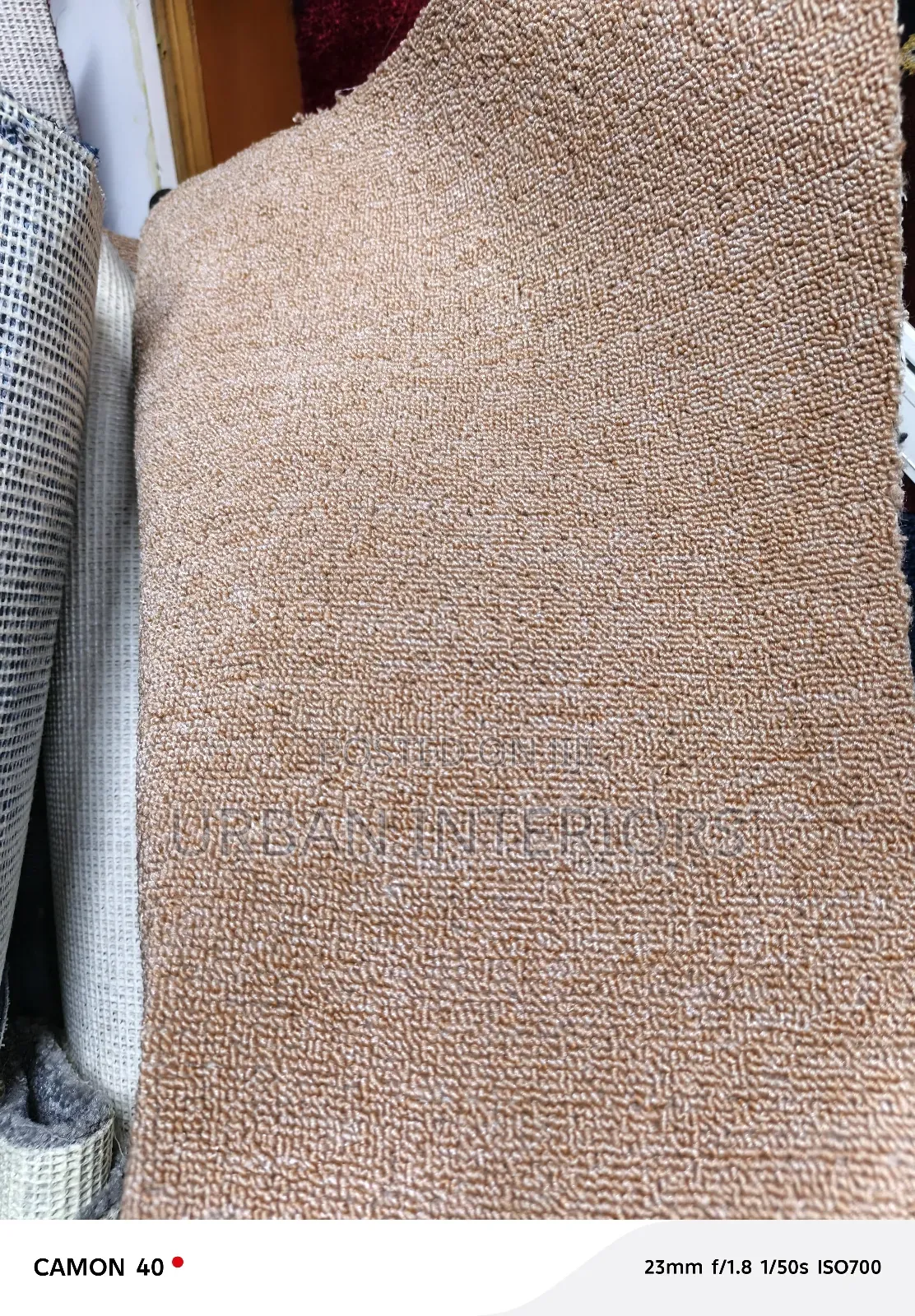 Beige Delta Carpet 4mm Thickness Beige Delta Carpet 4mm Thickness