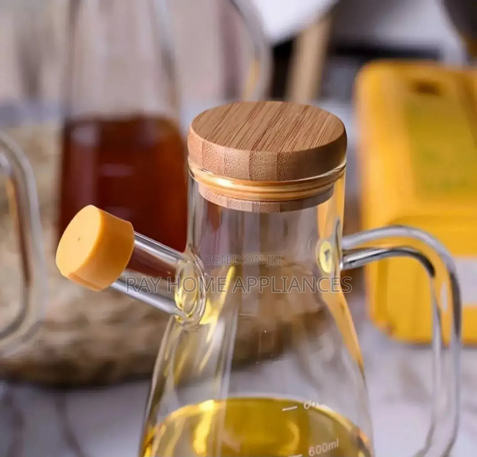 650ml Creative Glass Oil / Vinegar Jar High Borosilicate