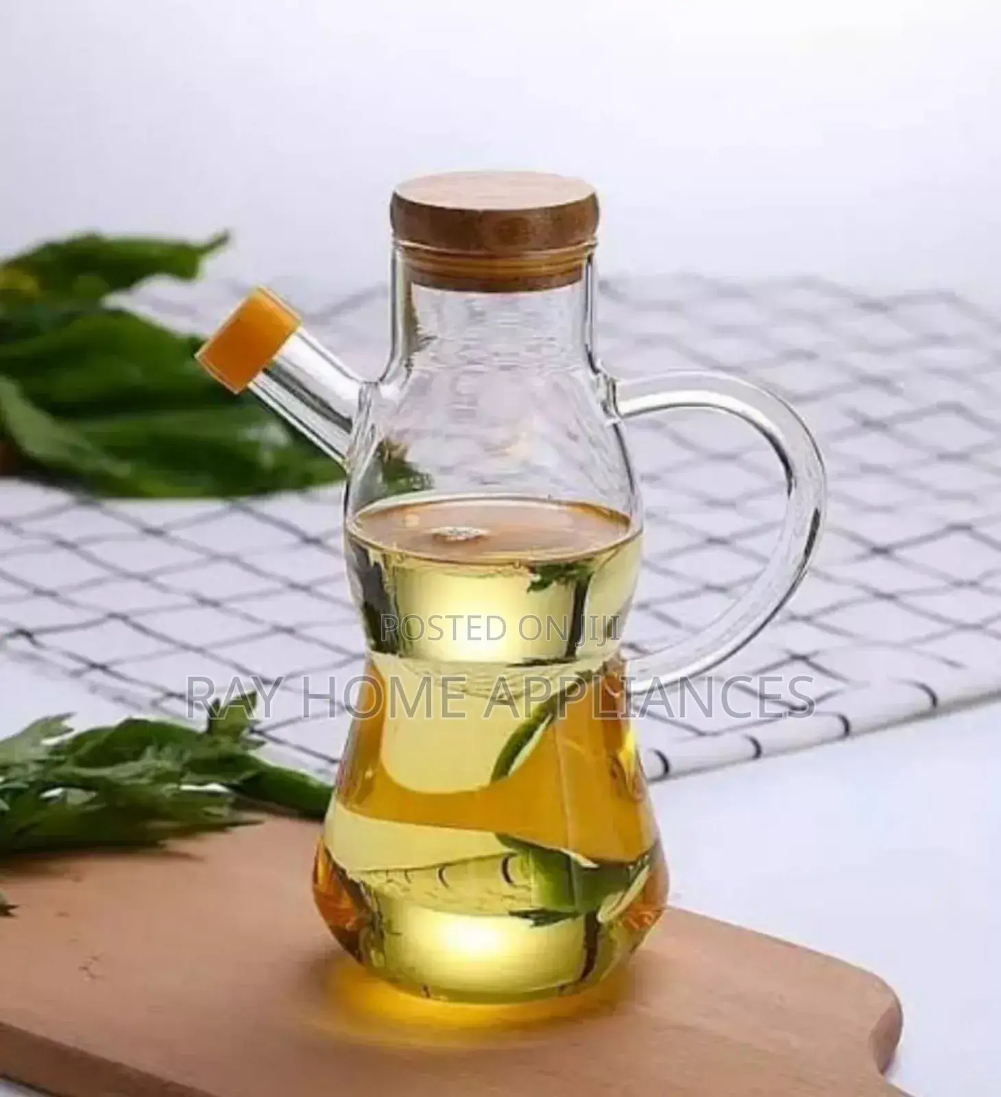 650ml Creative Glass Oil / Vinegar Jar High Borosilicate
