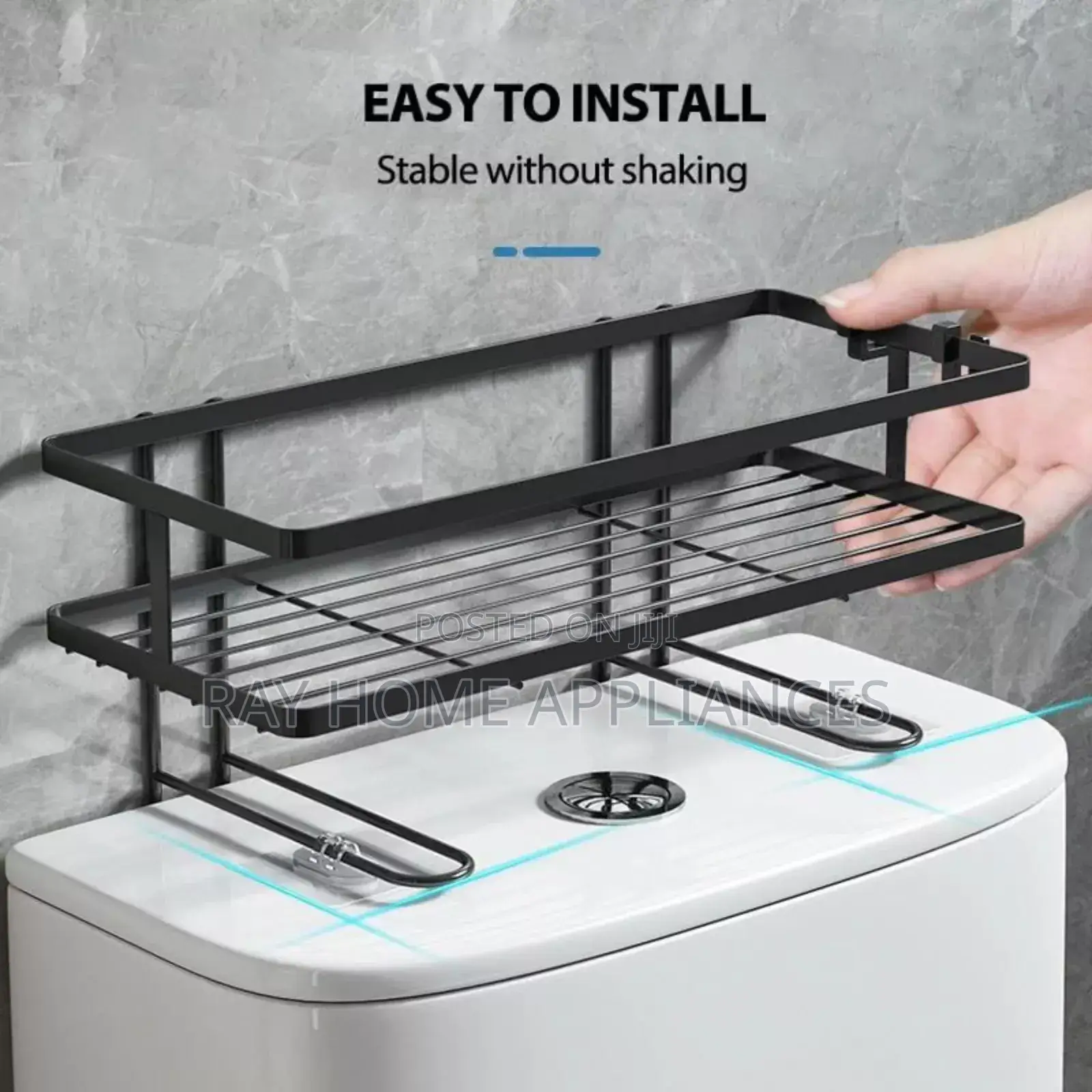 Single Layer Over the Toilet Rack/Shelf Bathroom