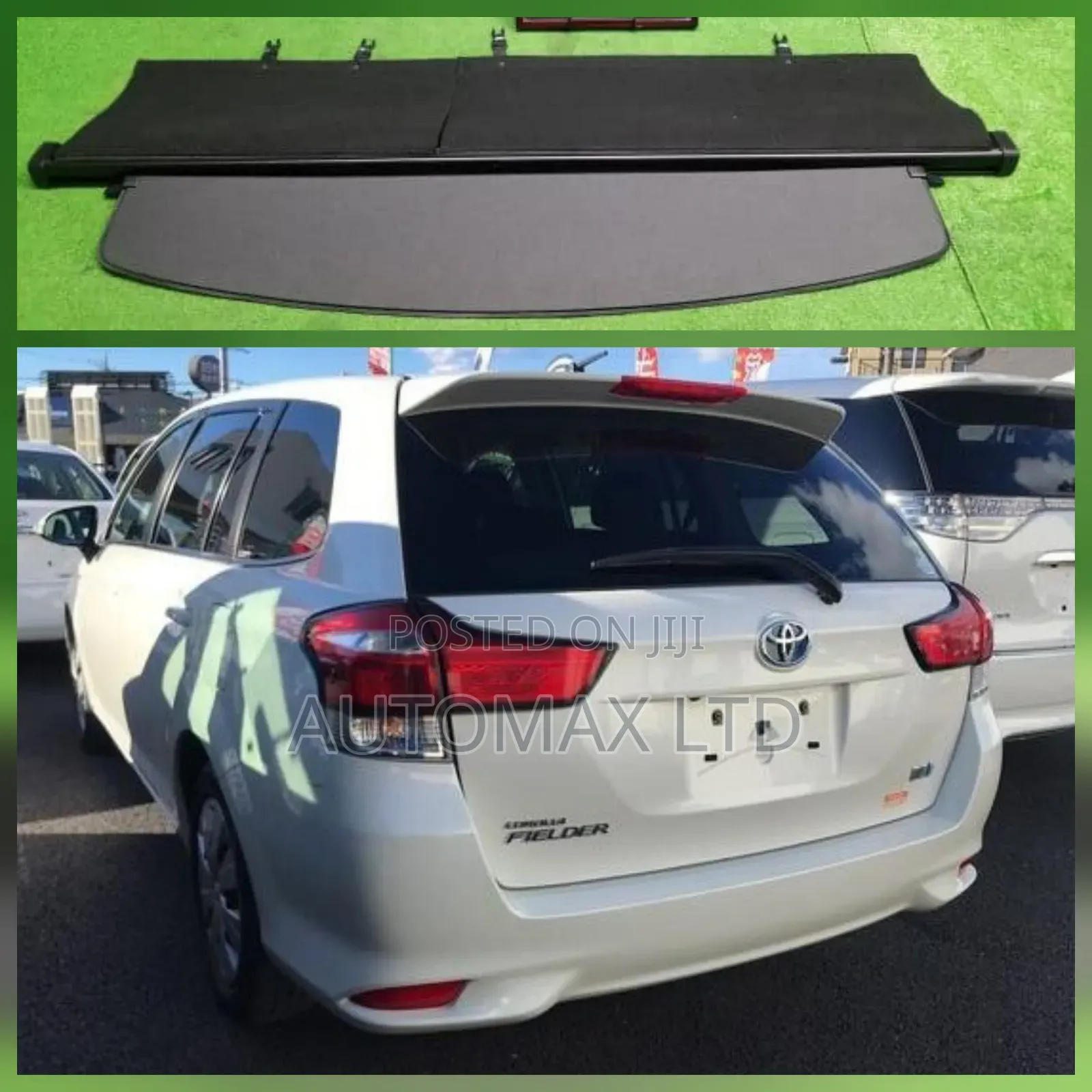 Toyota Fielder Nze161, Retractable Luggage/Boot Cover (Ex-Japan)