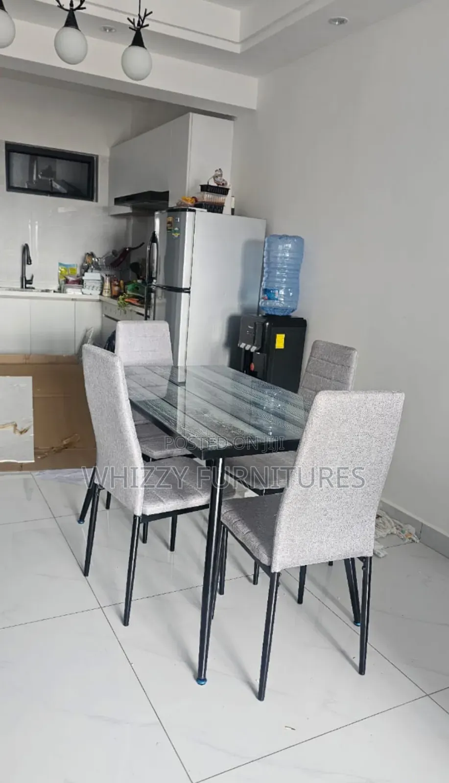 Modern Grey Dining Set