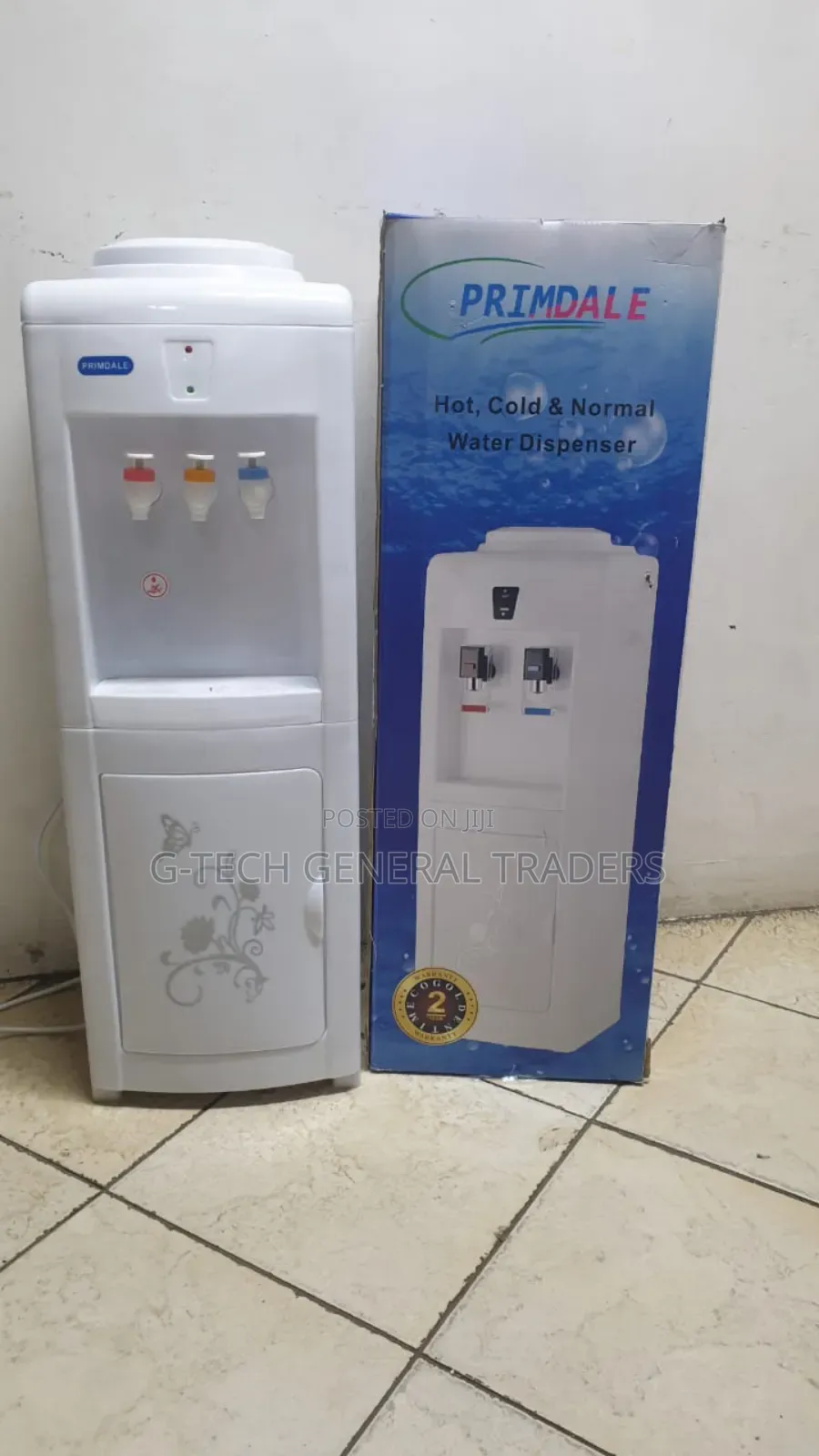 Primdale 3tap Hot, Normal And Cold Free Standing Water Dispenser