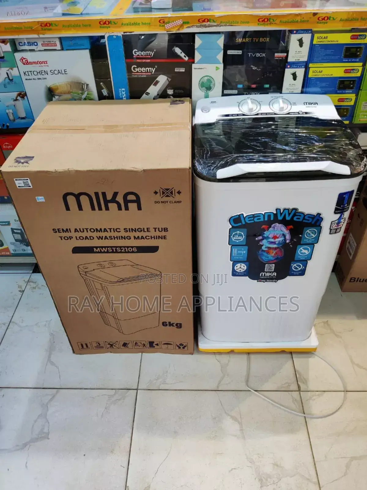 6kgs Mika Washing Machine Top Load Single Tub