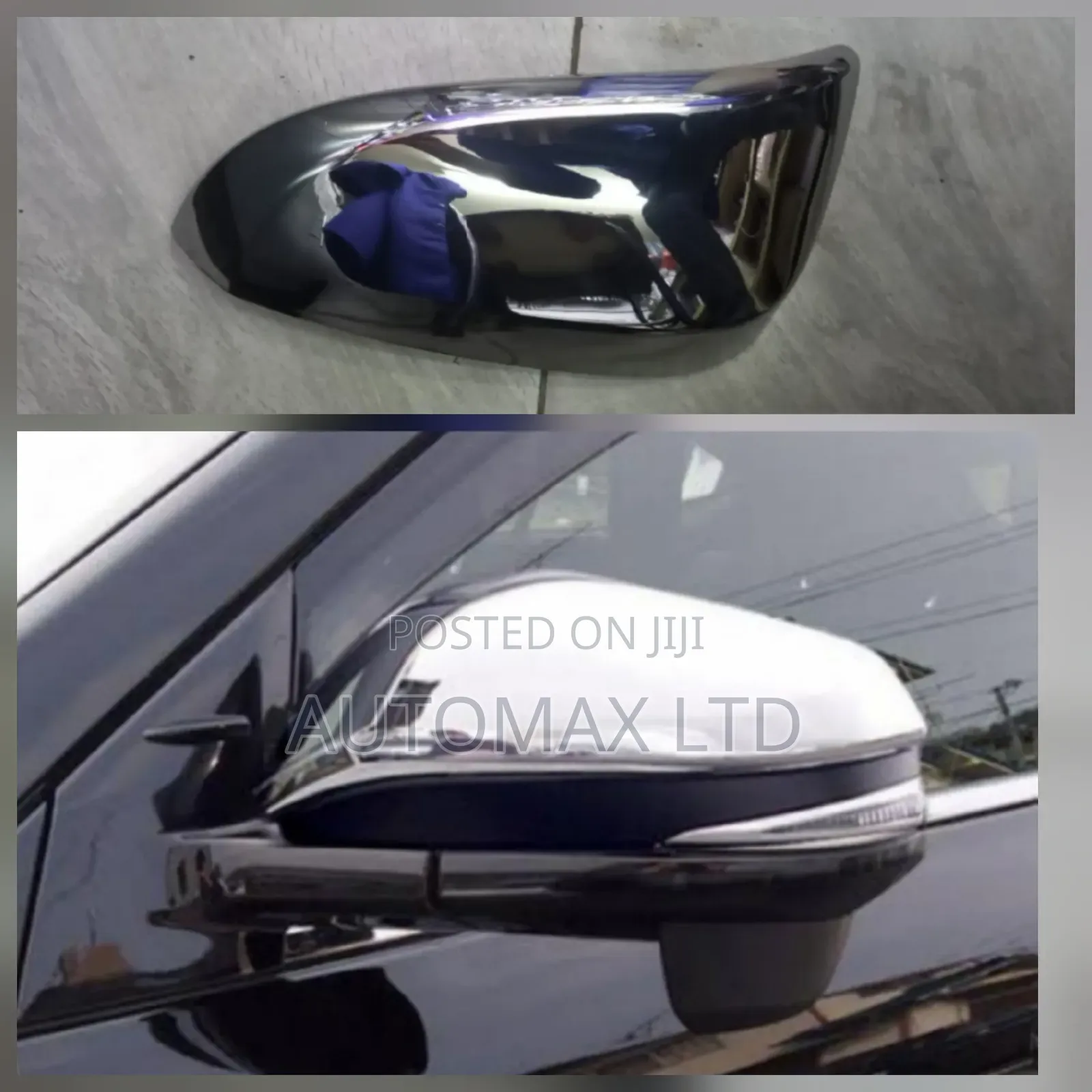 Chrome Side Mirror Cover. For Toyota Harrier, Yr2014+