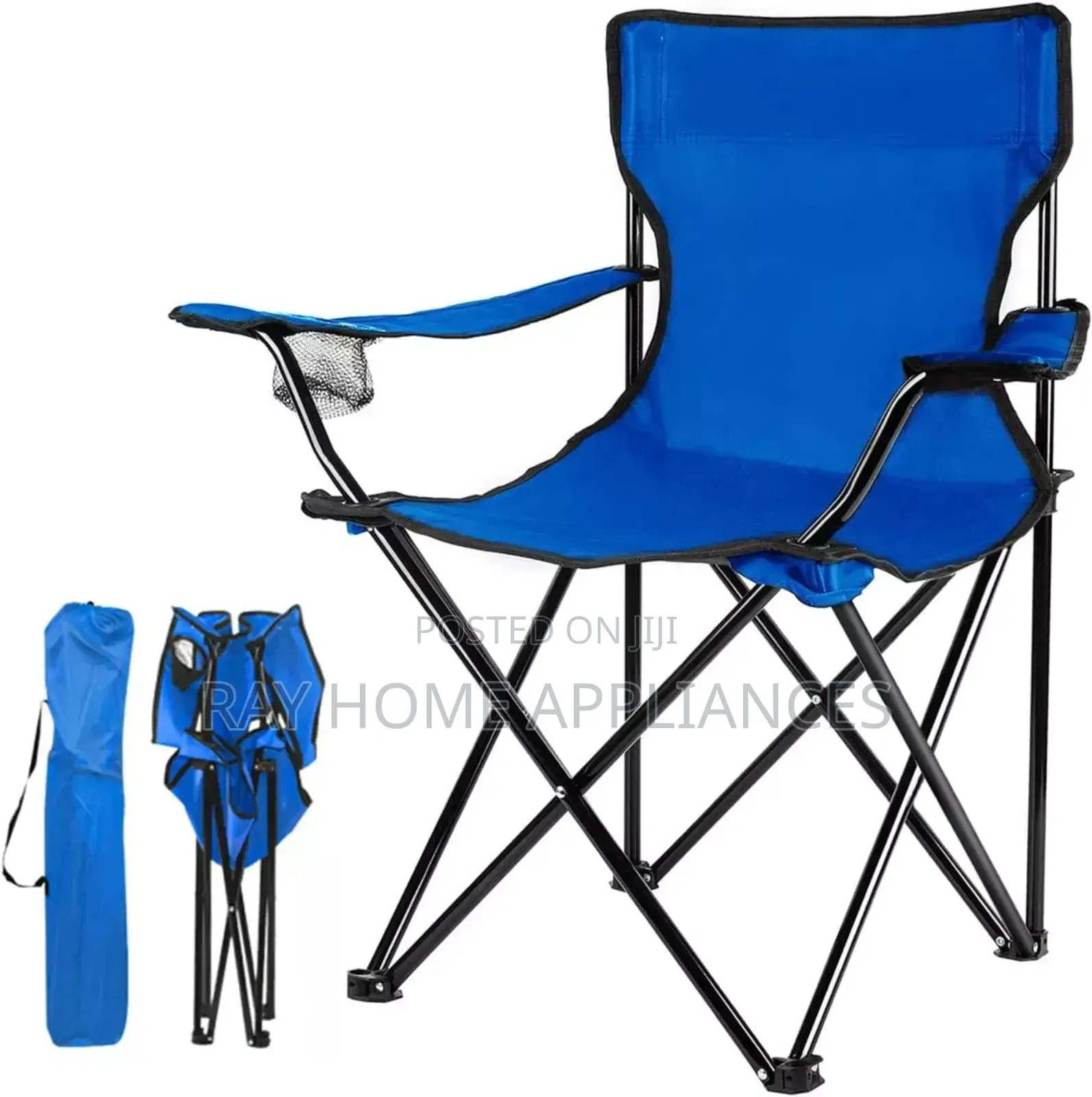 Strong , Foldable Portable Camping Chairs Black, Blue , Red Green