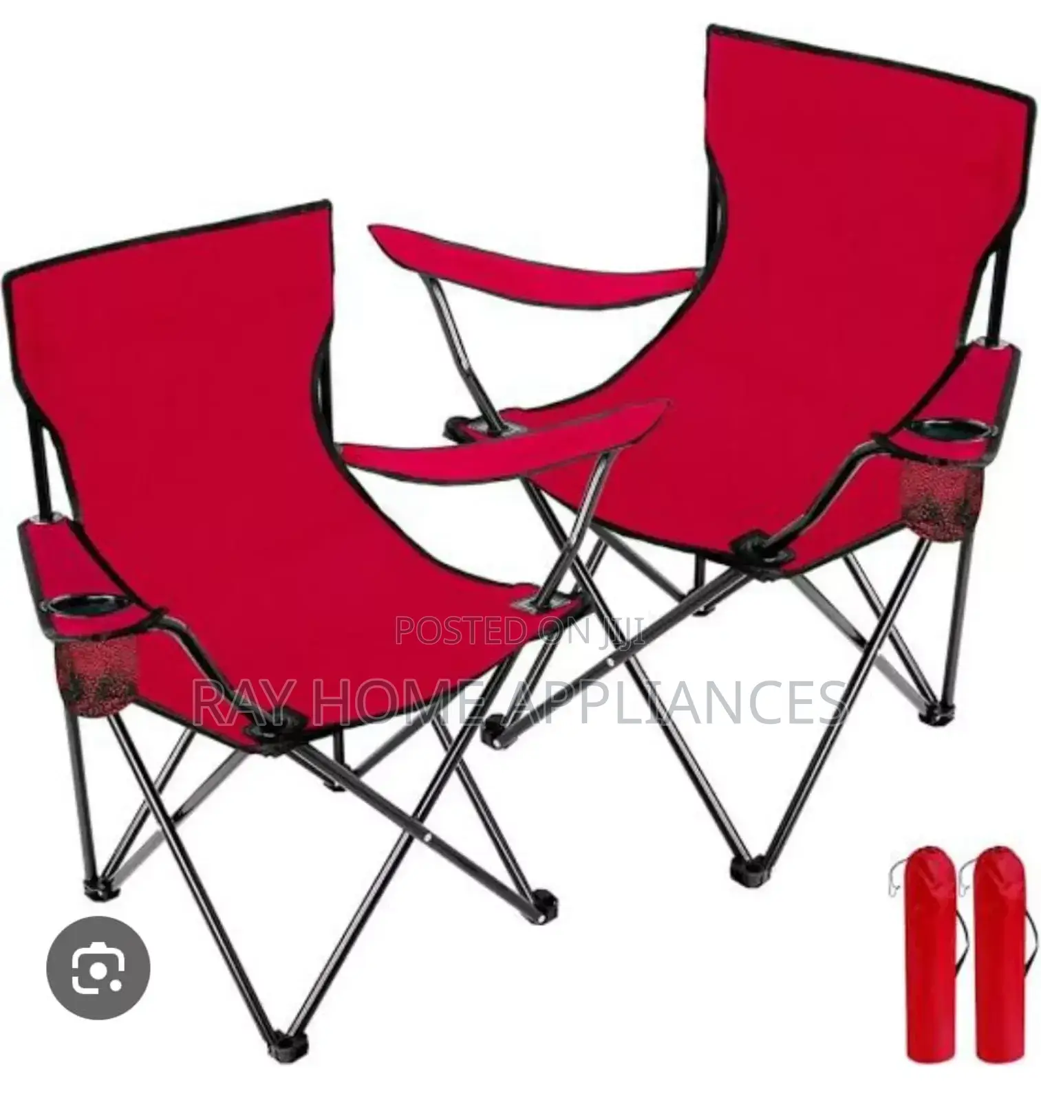 Strong , Foldable Portable Camping Chairs Black, Blue , Red Green