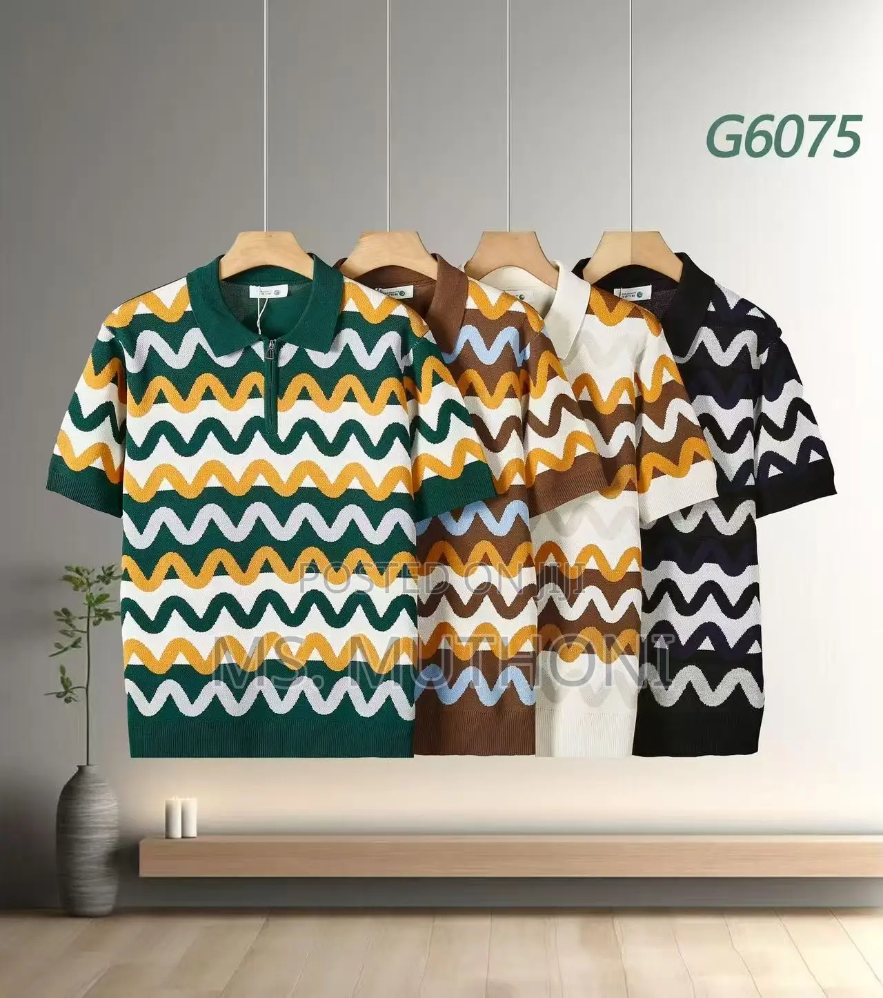 Knit Polo T-Shirt Design From M to 3xl