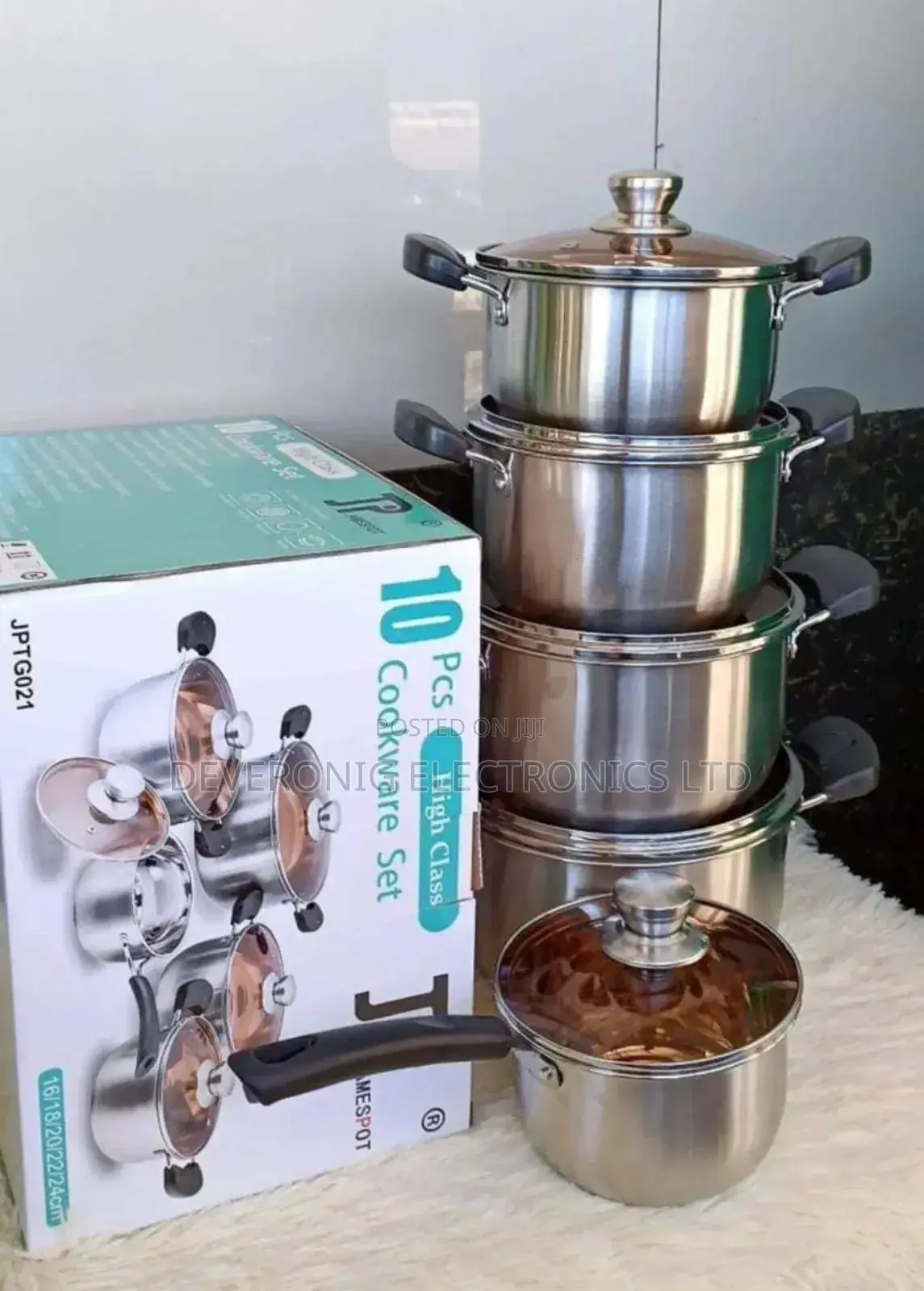 Restocked 
 *Jp 10 PCS Stainless Cookware Now Available at 3800