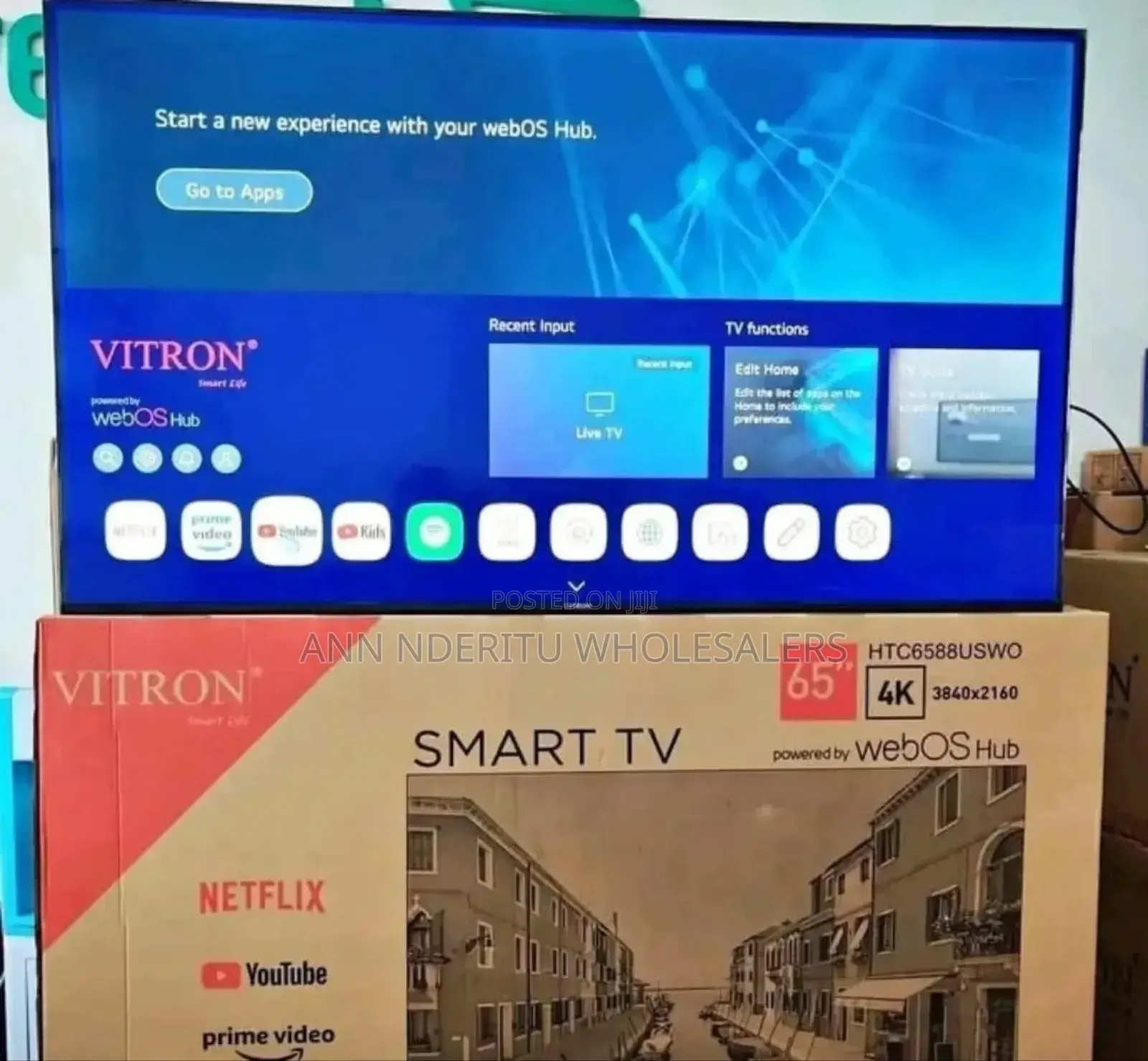 Apps Enabled Webos Vitron 65 Inch Television
