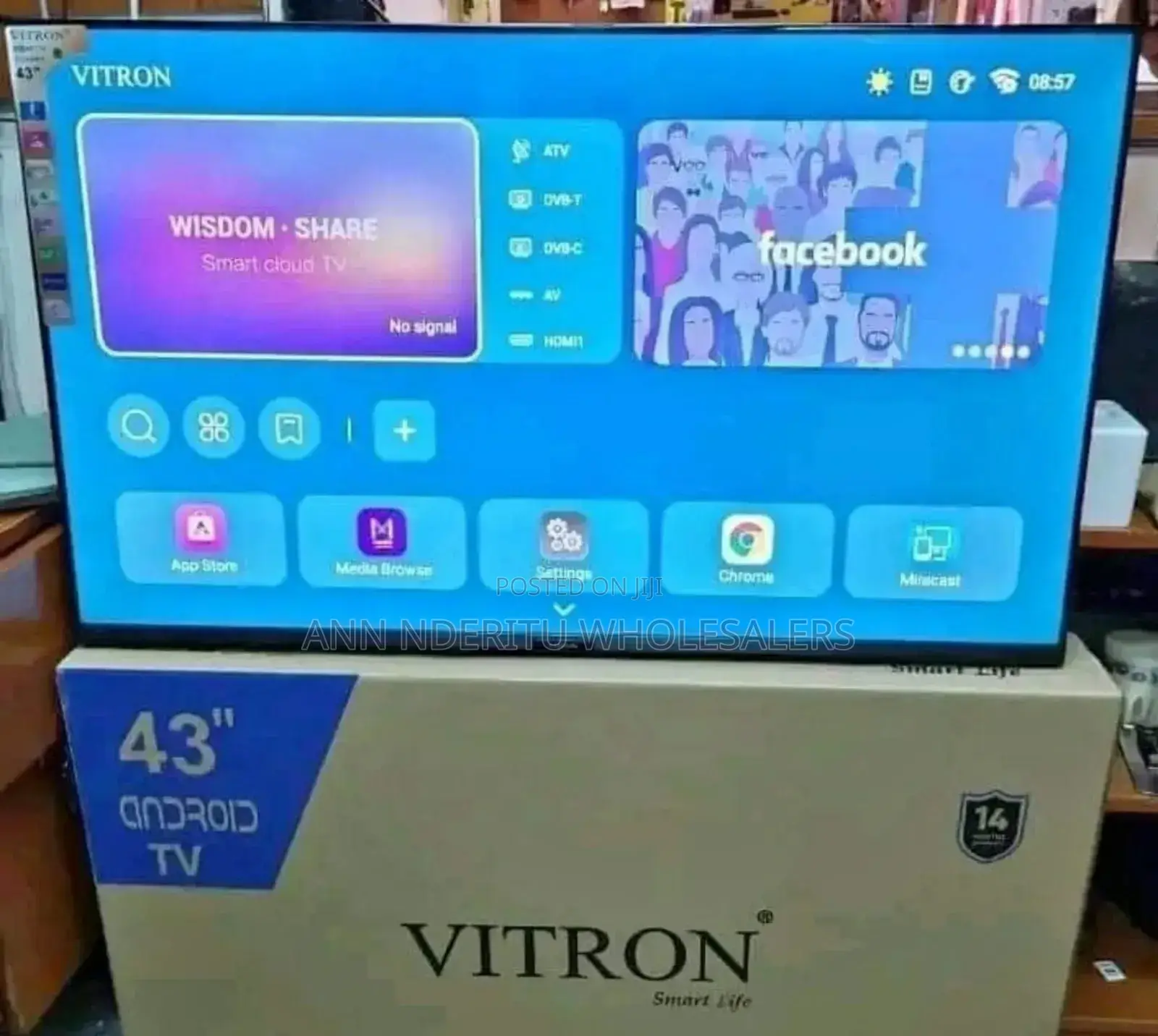 New Model Vitron 43 Inch Android Television HTC 4388fs