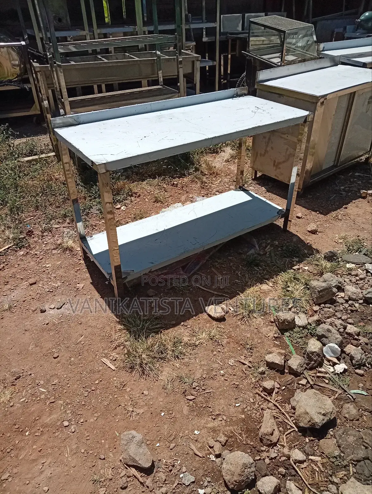 Stainless Steel Table. 6 by 2 Feets. Ready Made. Payment on Delivery
