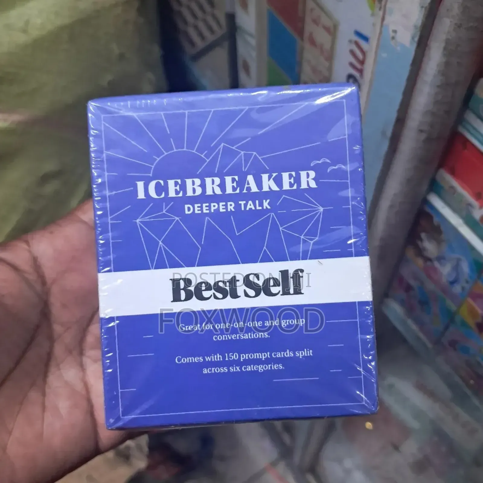 Icebreaker Deeper Talk Deck, a Set of Conversation Starter Cards.