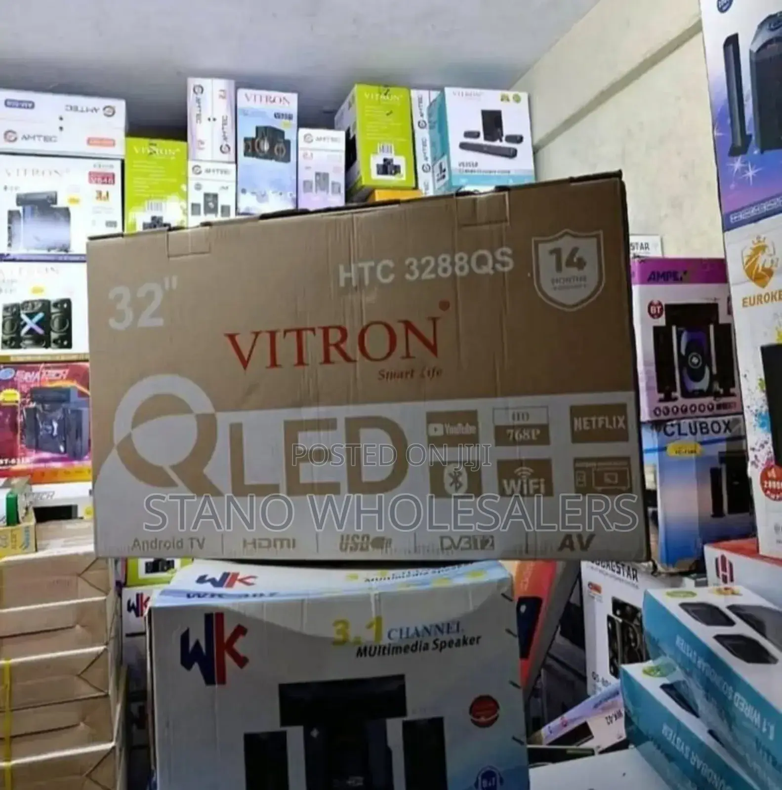Bluetooth Enabled Vitron Qled 32 Inch Smart Tv