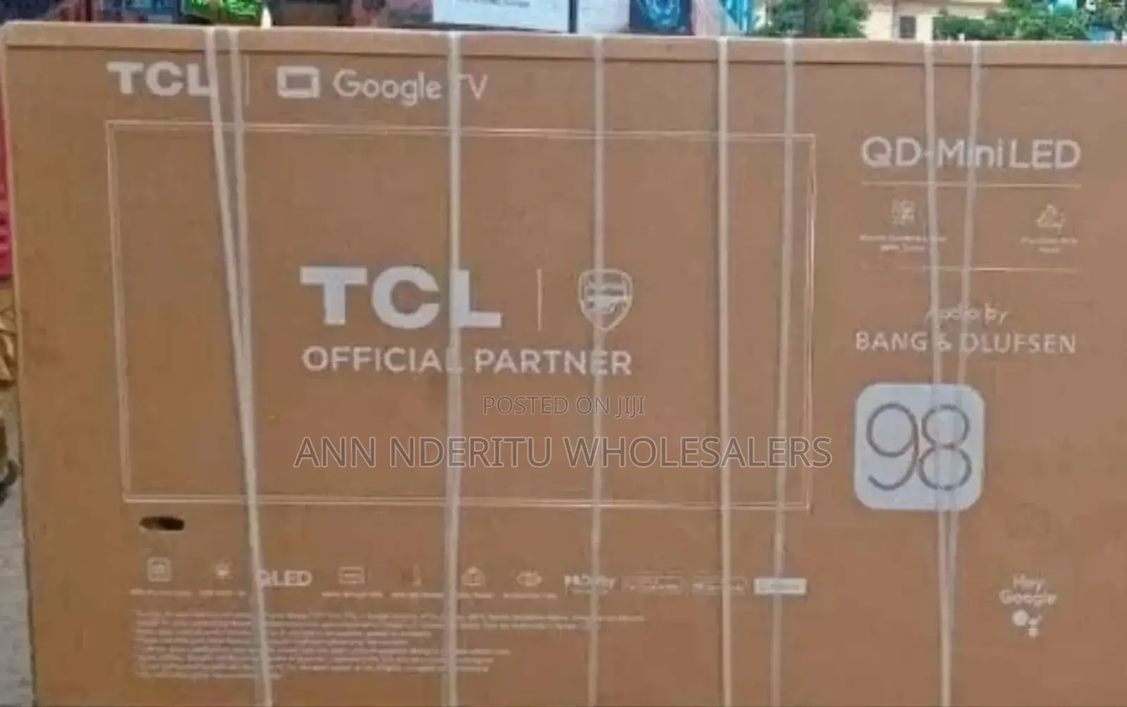 Goggle Tv TCL 98 Inches C6k Qled Television