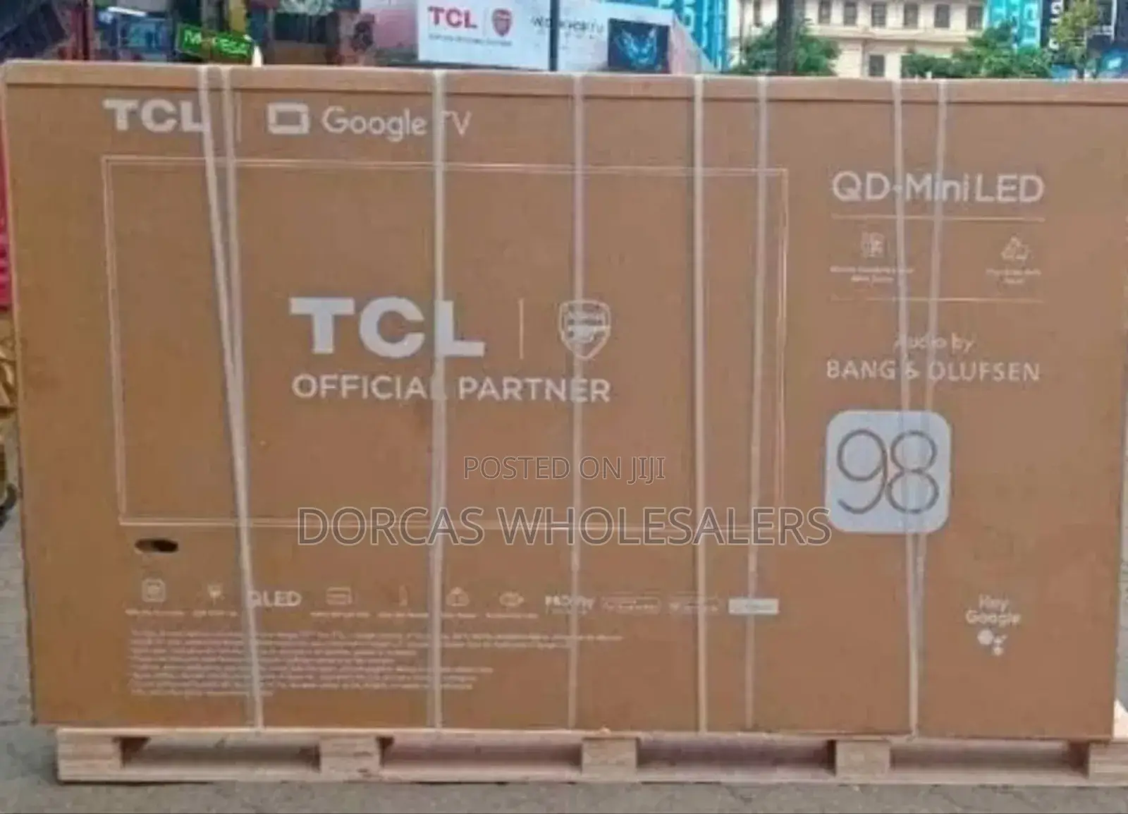 Goggle Tv TCL 98 Inches C6k Qled Television
