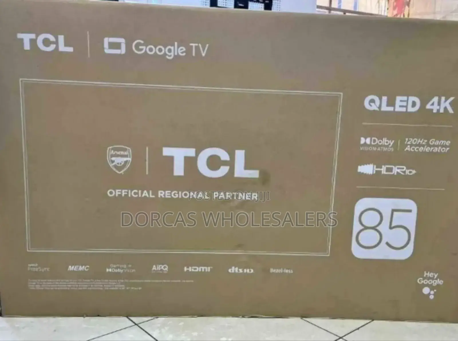 Wifi Enabled TCL 85 Inches C6 K Qled Television