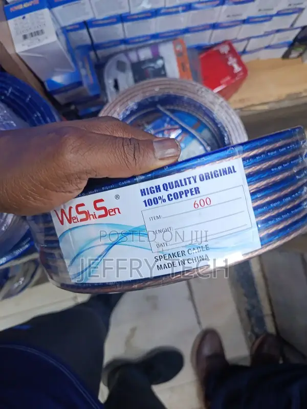 Roll of Weishi Sen (Wss) 600 Gauge Speaker Cable.