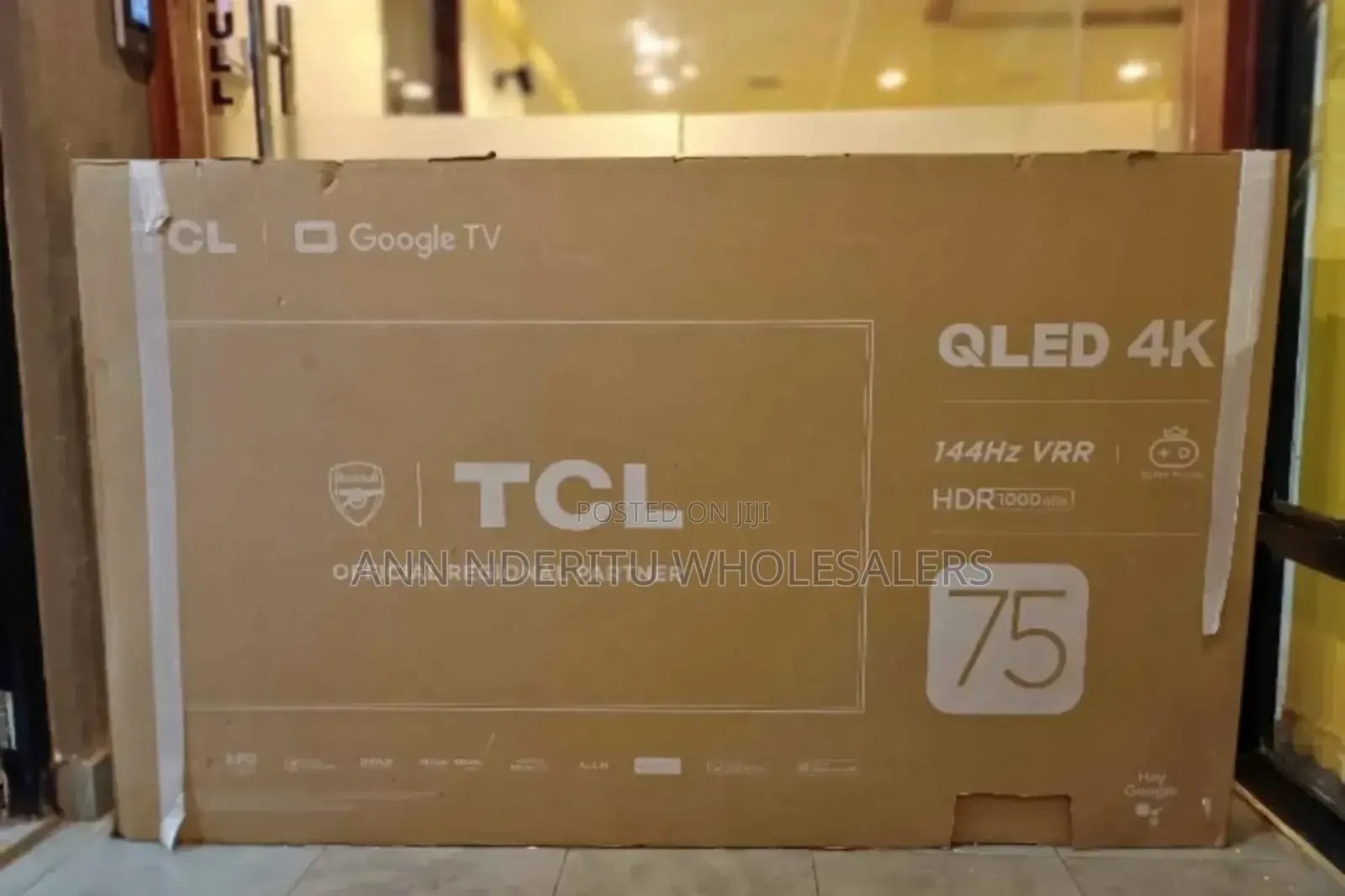 Frameless TCL 75 Inch Qled TV