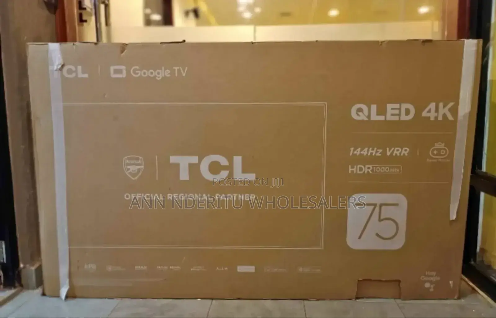 Frameless TCL 75 Inch Qled TV