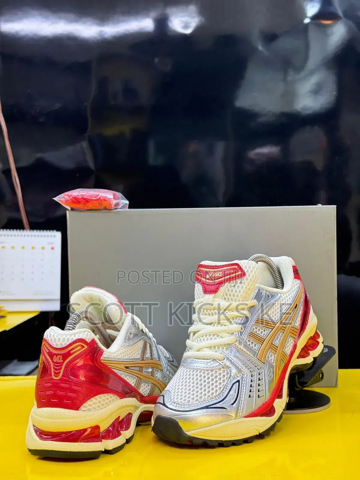 Asics Politics Gel Kayano 14
“ Just Say No ”