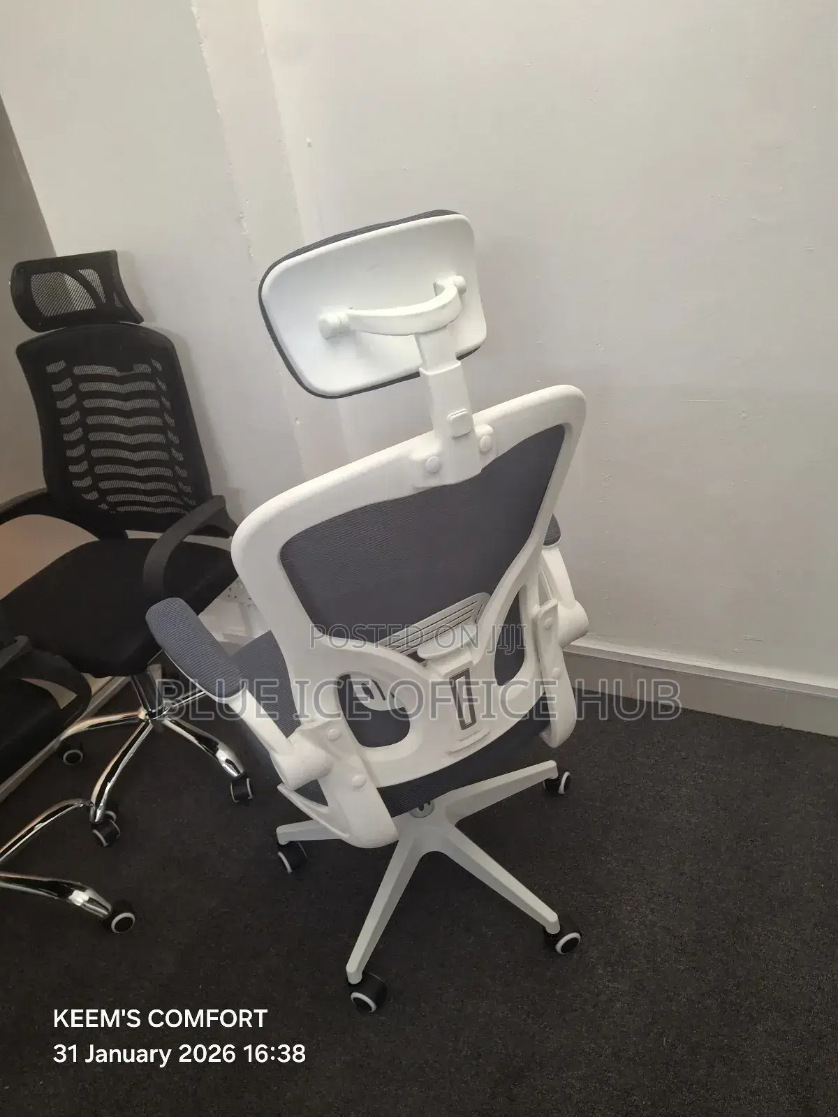 Executive White Office Chair