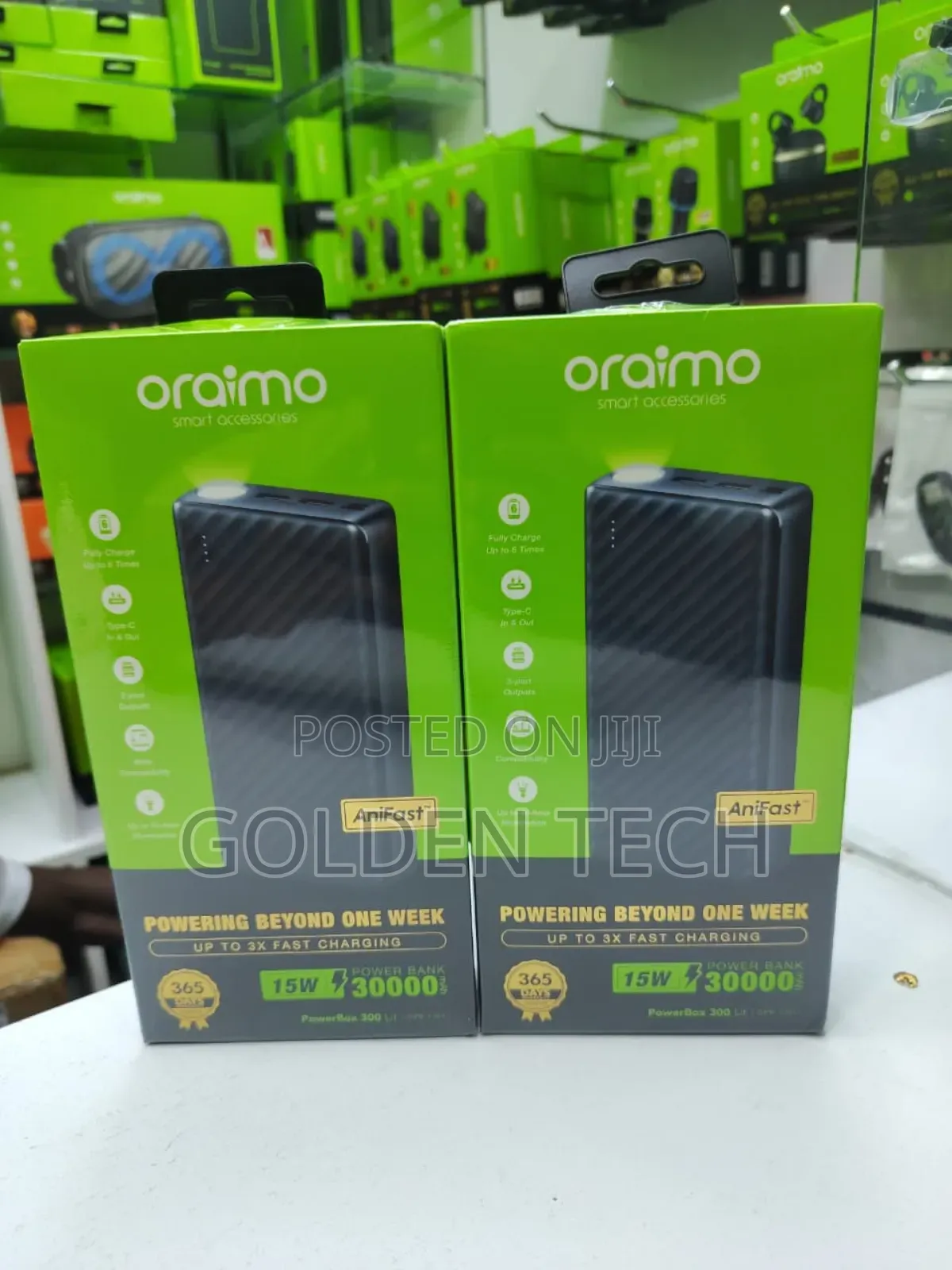 Oraimo Powerbox 300 Lit 30000mah Fast Charging Power Bank