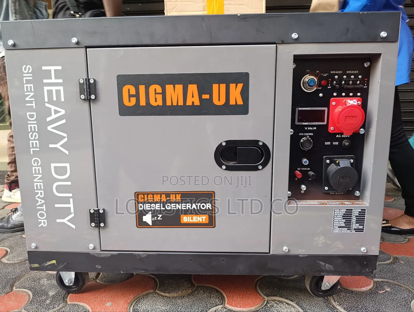 15kva Cigma Silent Diesel Generator Both Single and 3 Phase