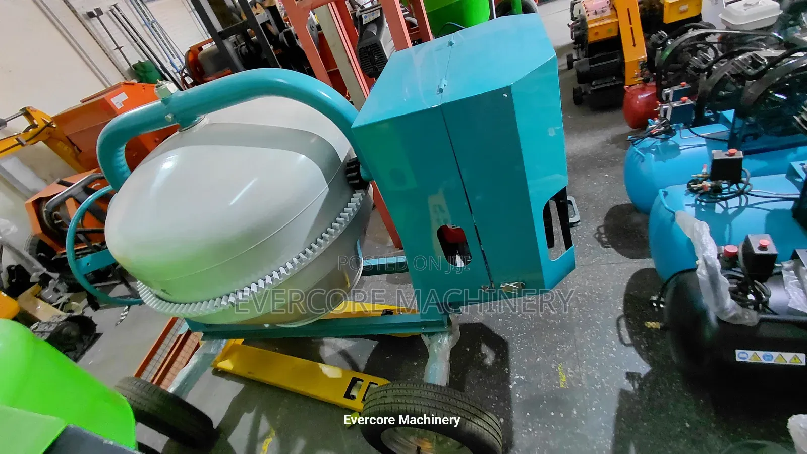 Heavy Duty Japan 500l Diesel Concrete Mixer 10hp Aircooled.