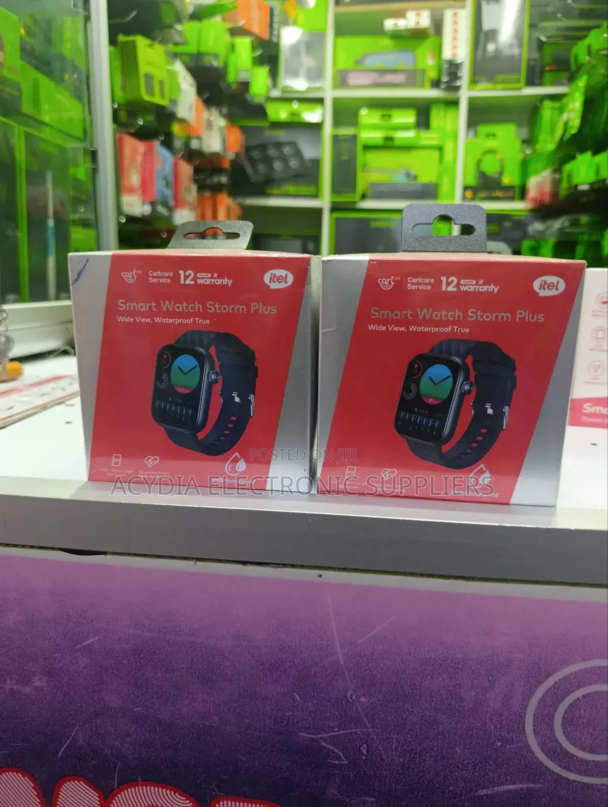 Itel Smart Watch Storm Plus Wide View Waterproof