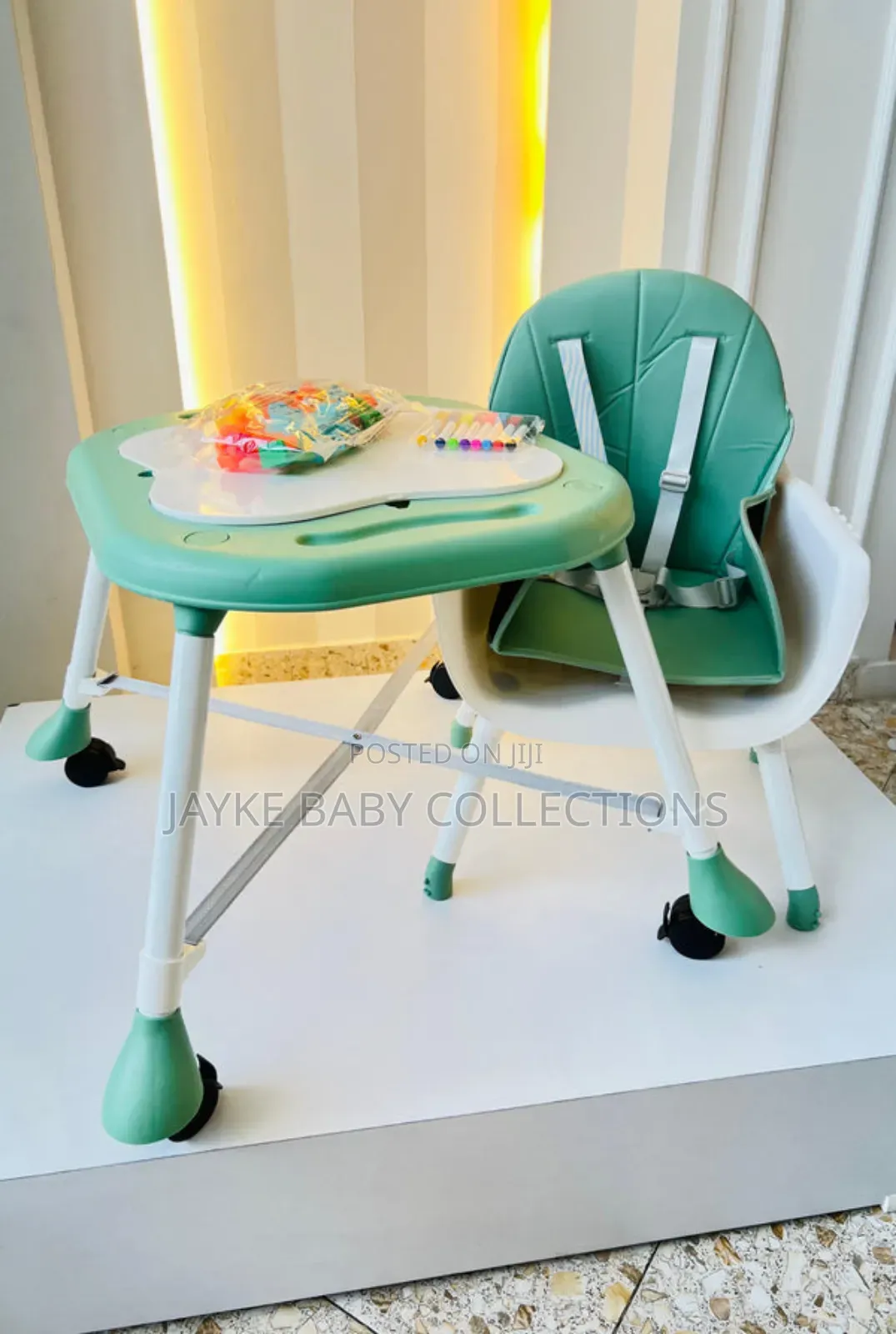 6-in-1 Multifunction Baby Chair High Chair, Table Play Station