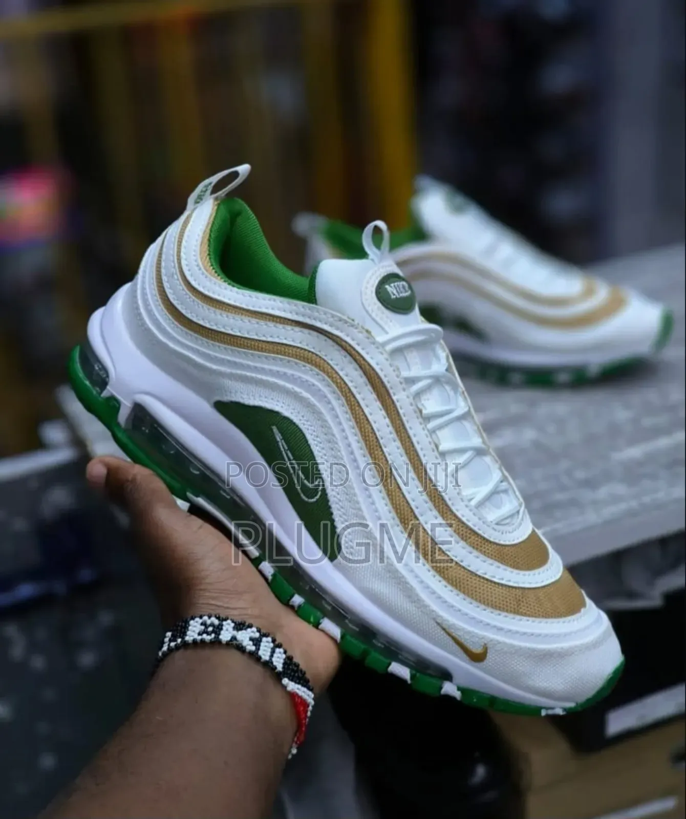 Airmax 97 Green/Black Sole/Red Sole