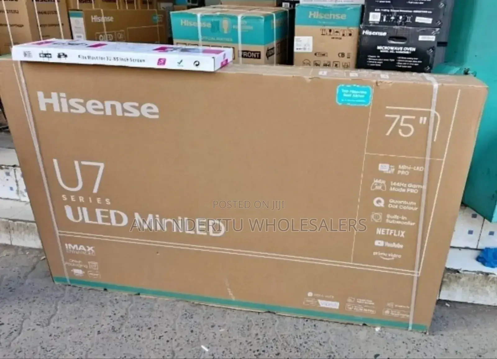 Frameless Hisense 75 Inch New Model Television
