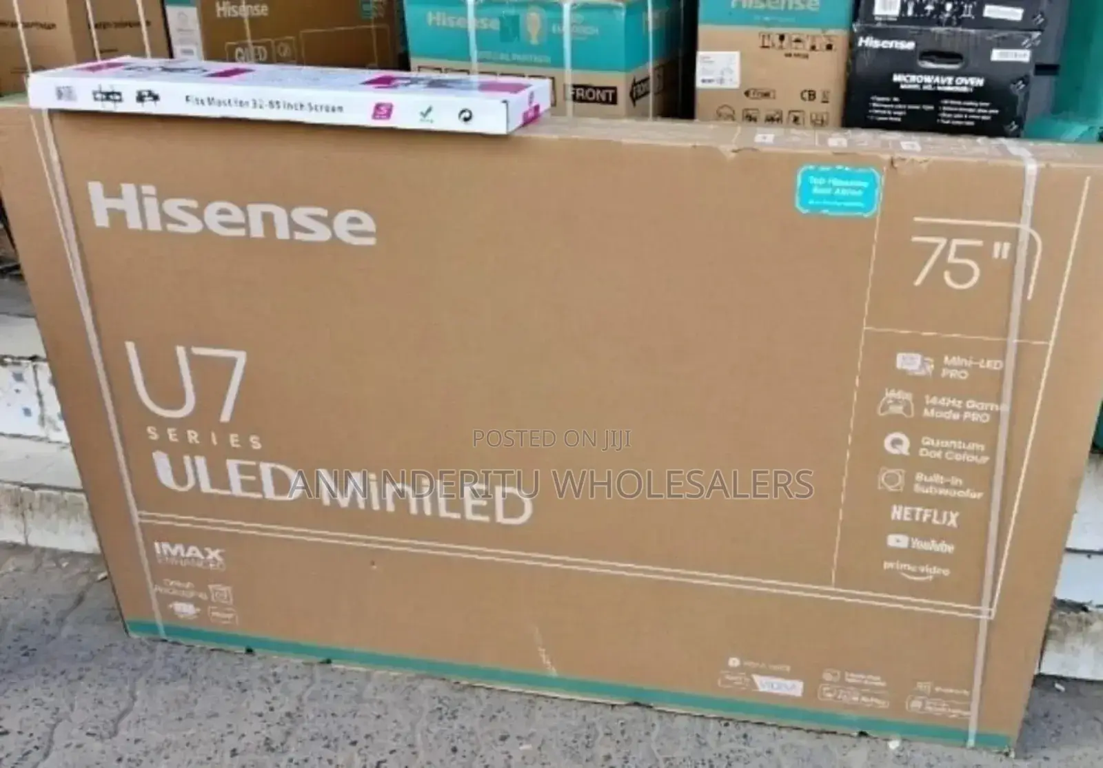 Frameless Hisense 75 Inch New Model Television