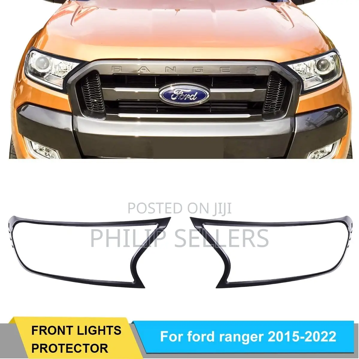 T8- Headlight Cover Perfectly Suitable for Ford Ranger 2015-2022