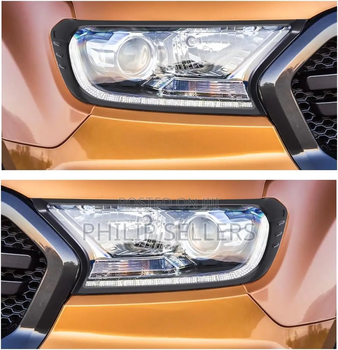 T8- Headlight Cover Perfectly Suitable for Ford Ranger 2015-2022