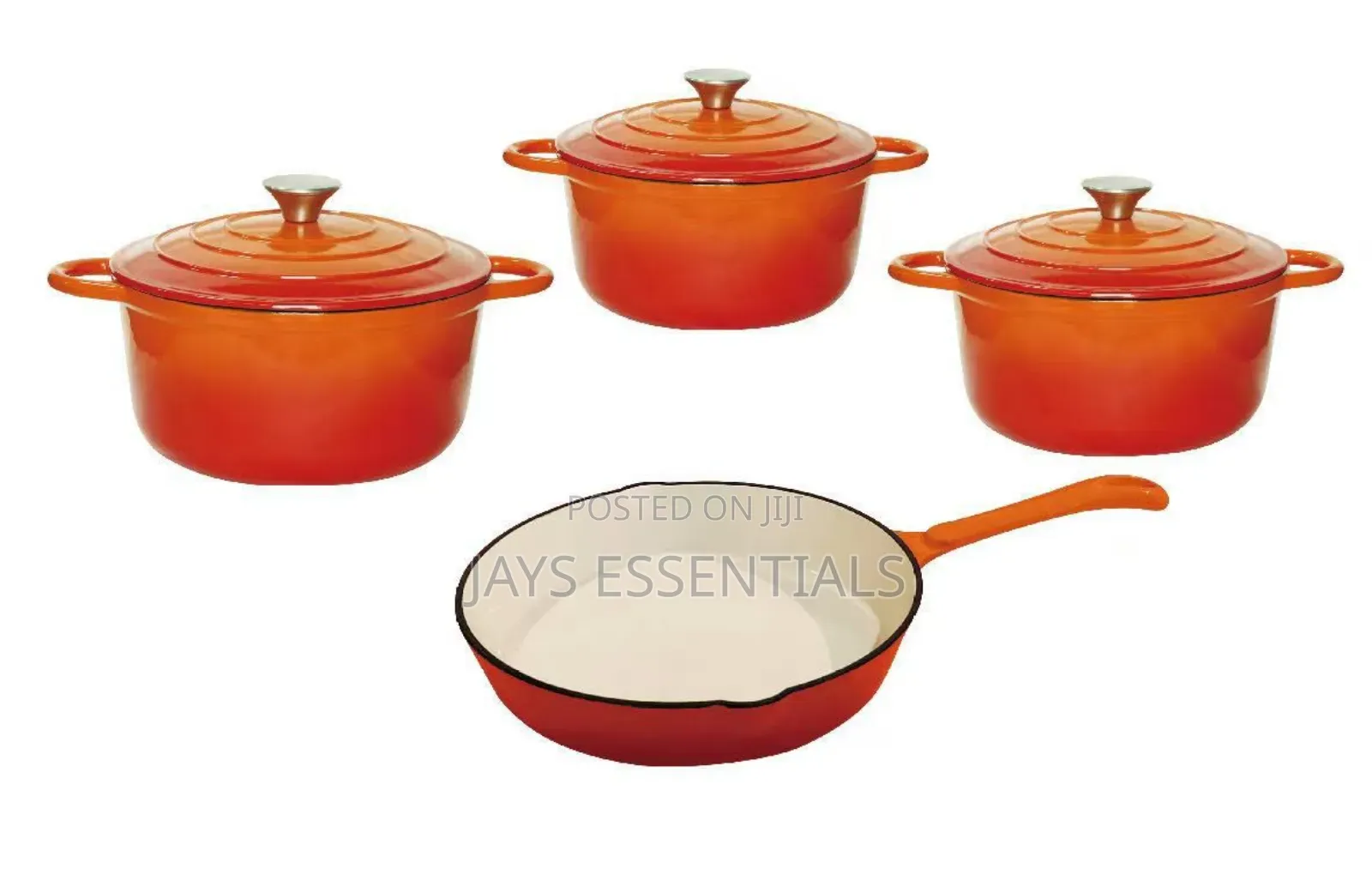 4pc Cast Iron Cookware Set