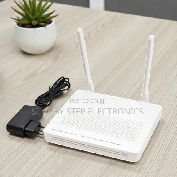 Dual Antenna Xpon Gpon Onu Fiber Router for FTTH Use